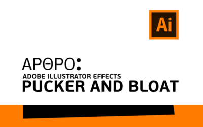 Adobe Illustrator Effects: Pucker and Bloat