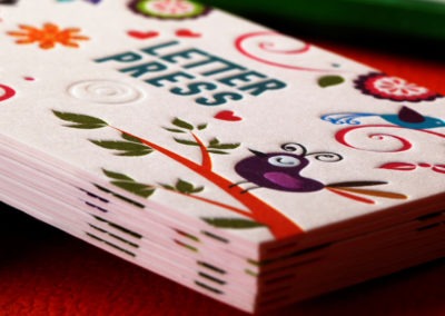 Επαγγελματικές κάρτες με letterpress