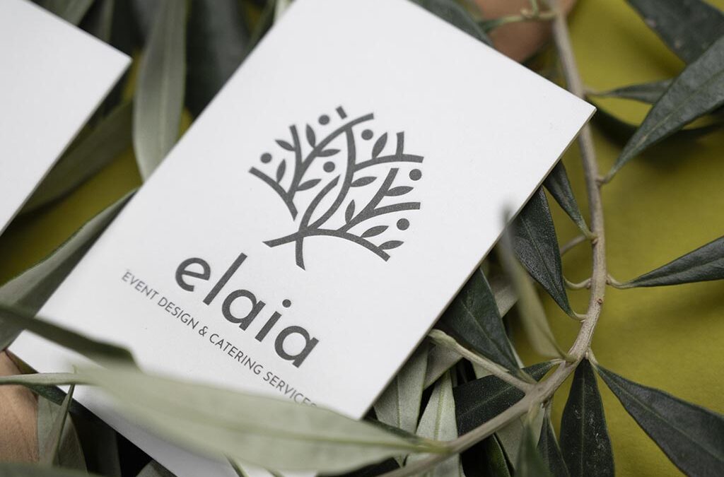 Λαμιναριστή κάρτα με 1 χρώμα και Letterpress