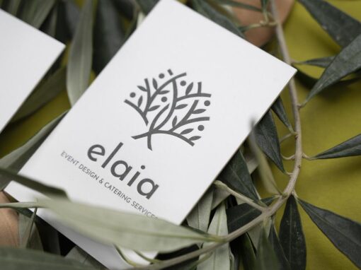Λαμιναριστή κάρτα με 1 χρώμα και Letterpress
