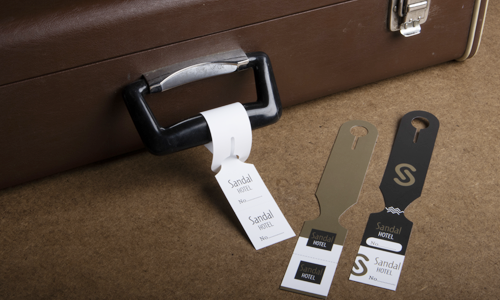 luggage tags, ετικέτες αποσκευών, εκτυπώσεις για ξενοδοχεία